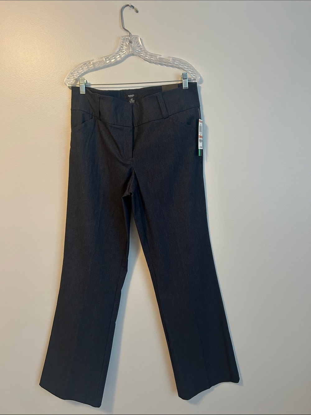 Alfani Women's Indigo Boot-Cut Work Pants